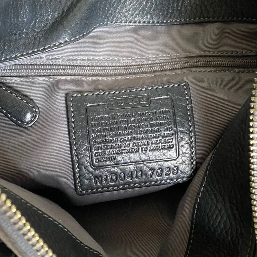 Coach Optic Signature “C” Black and Gray Shoulder Bag - Picture 9 of 10